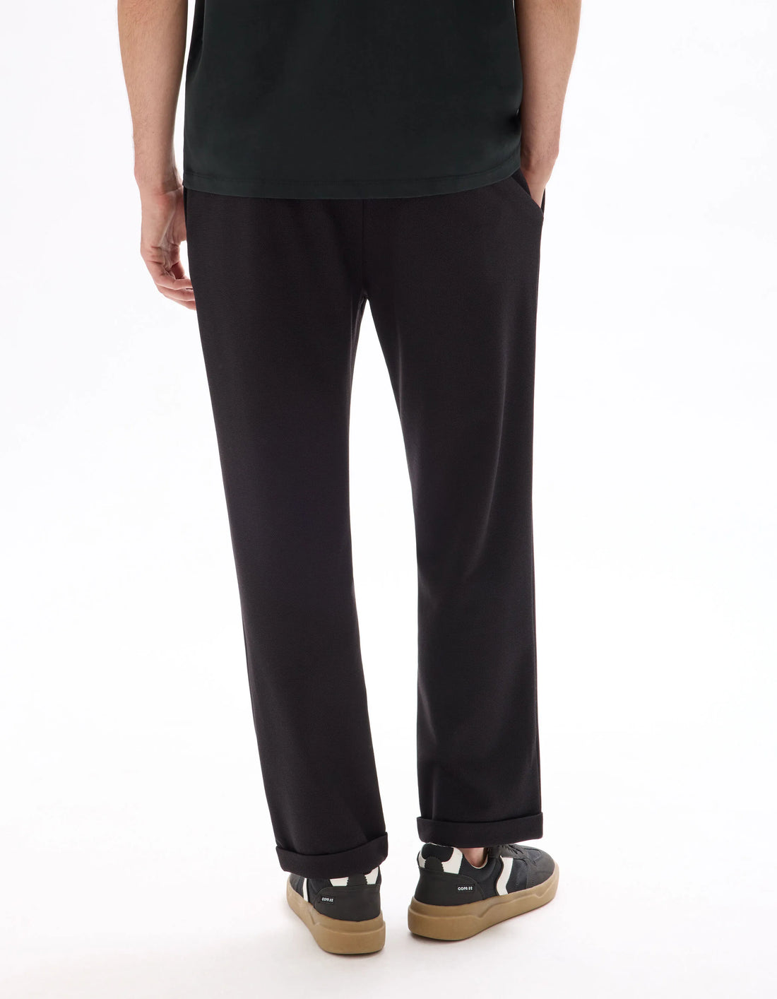 Celio_Black H25_24H Slim Stretch 7/8 Pants_LOPICK_BLACK H25_02