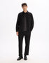 Celio_Black Slim Fit Cotton Stretch Pants_LOPICK_BLACK_01