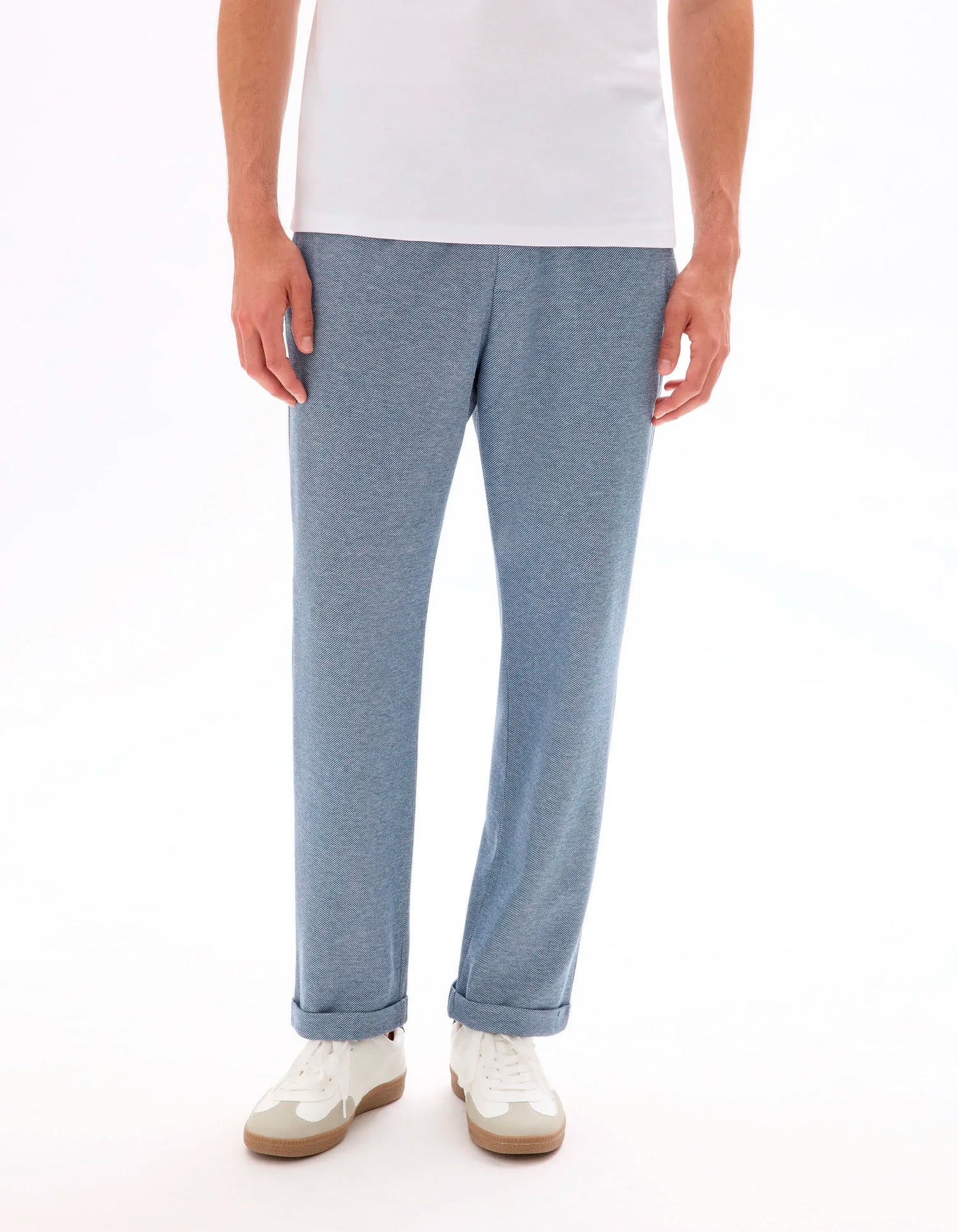 Celio_Bleu Moyen_24H Slim Stretch 7/8 Pants_LOPICK_BLEU MOYEN_02