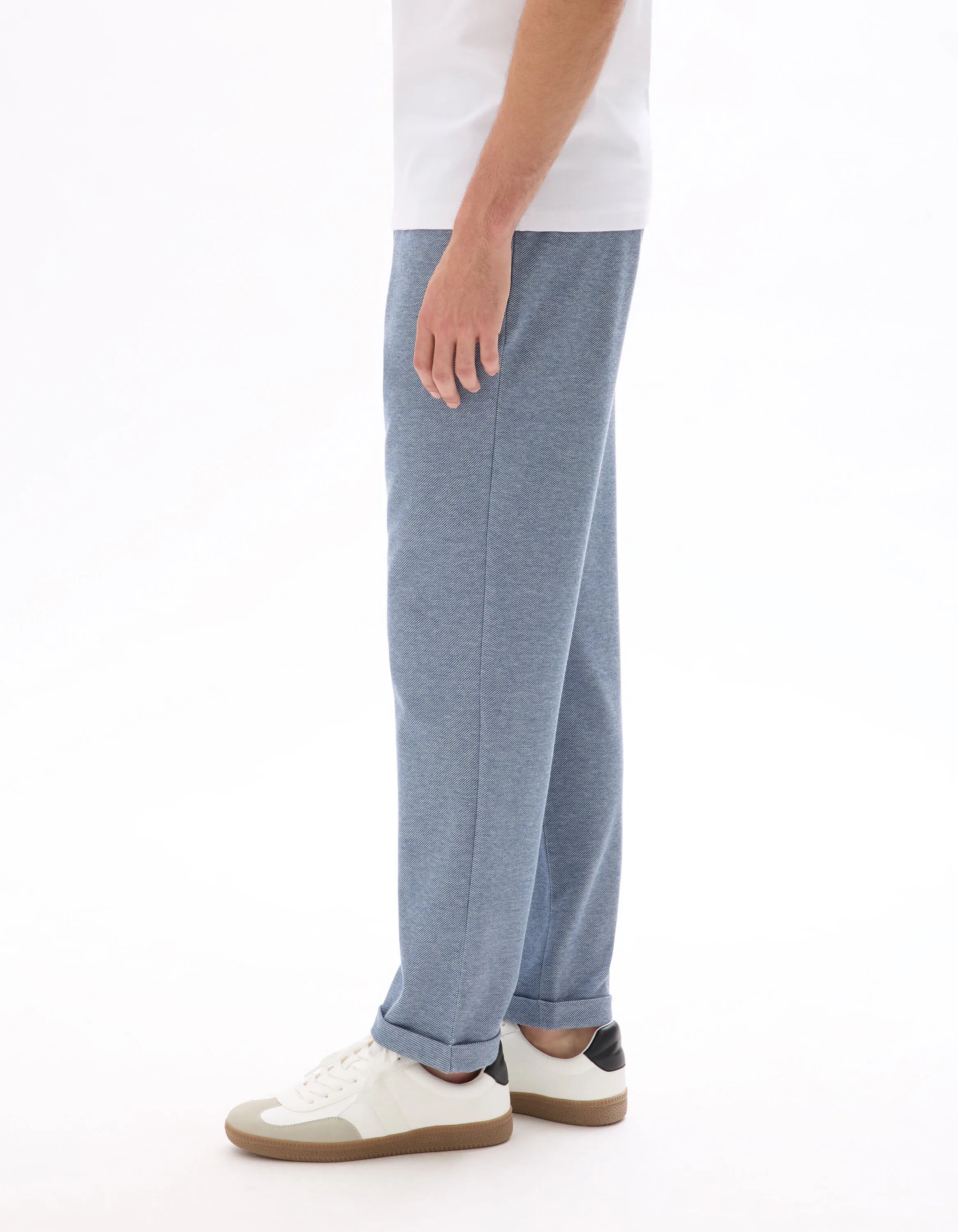 Celio_Bleu Moyen_24H Slim Stretch 7/8 Pants_LOPICK_BLEU MOYEN_04