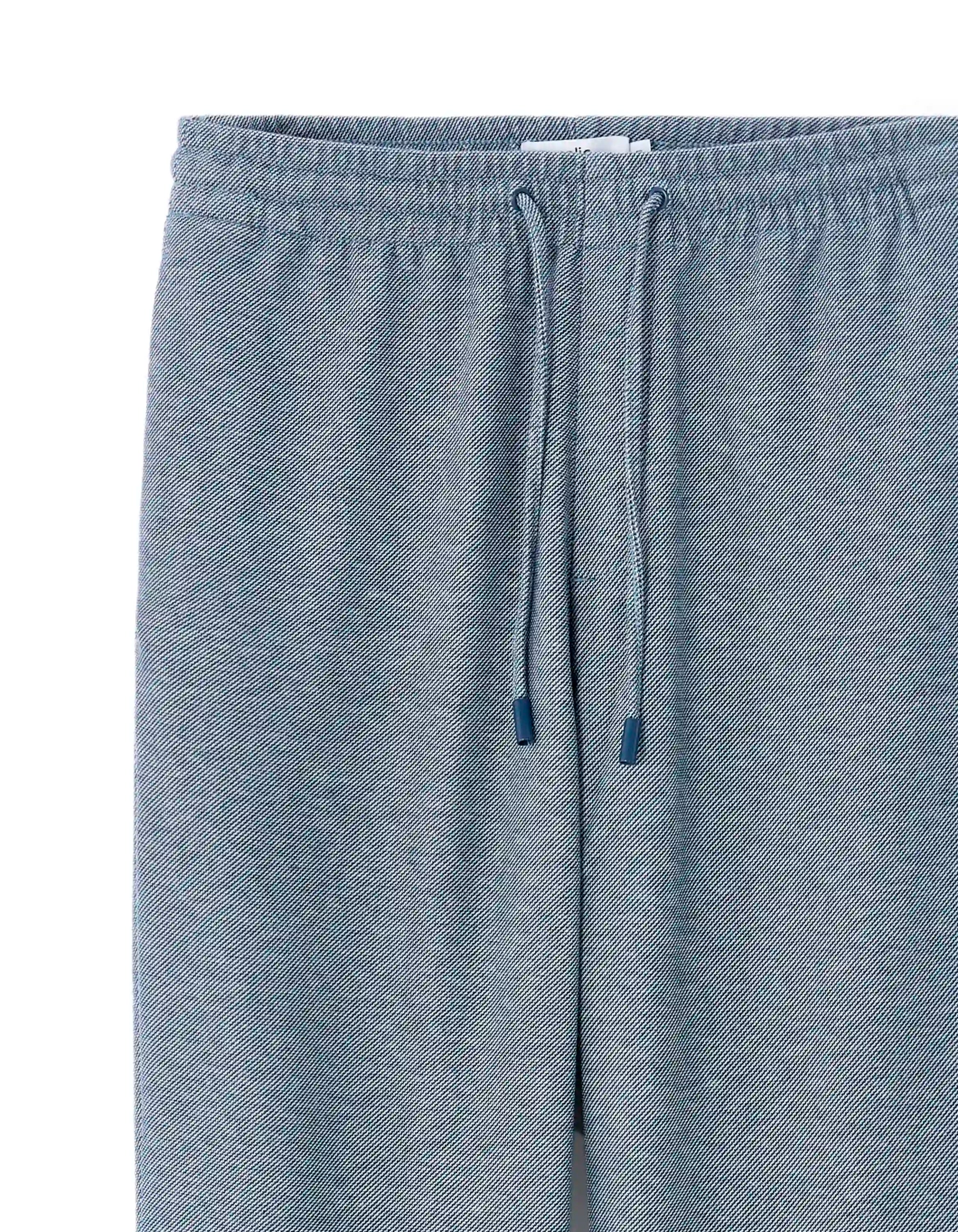 Celio_Bleu Moyen_24H Slim Stretch 7/8 Pants_LOPICK_BLEU MOYEN_06