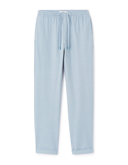 Celio_Light Blue Slim Pants 100% Stretch Cotton_LOPICK_LIGHT BLUE_06