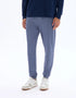 Celio_Heather Grey Blue_Regular-Fit Pique Knit Jogging Pants_LOPIQUET_HEATHER GREY BLUE_01