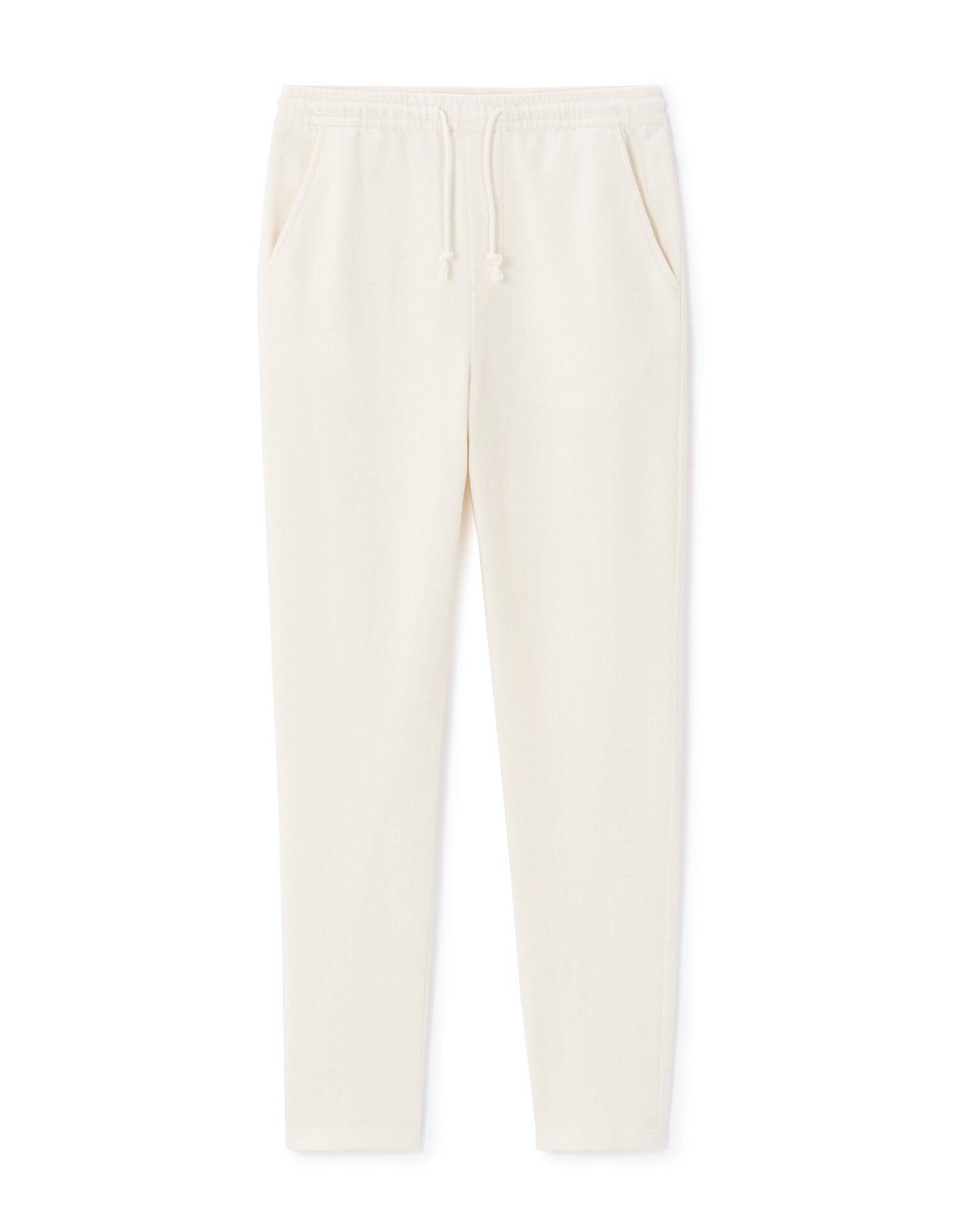 Celio_Beige Loose Pants Cotton Blend_LOPLEIN_ECRU_06