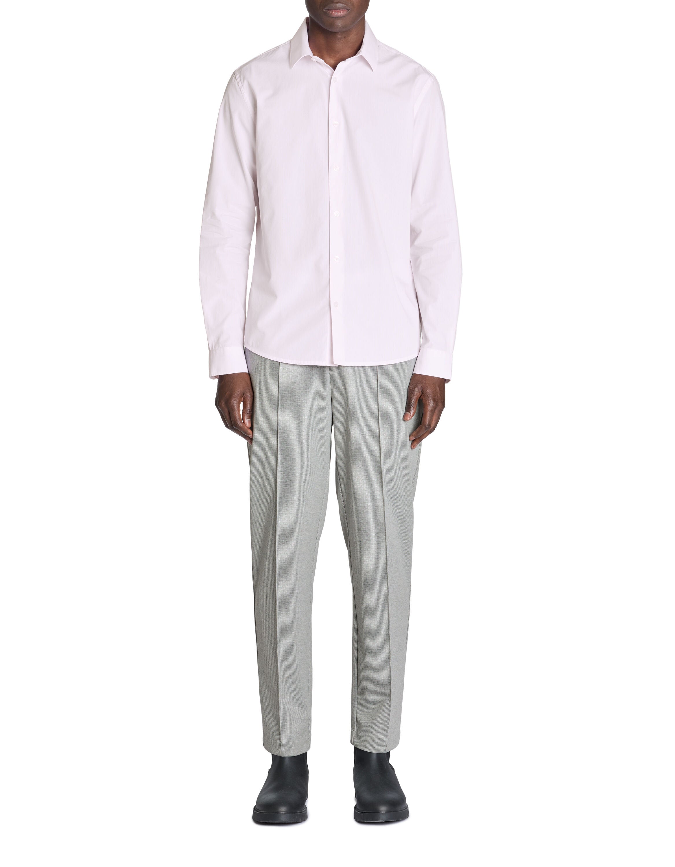 Celio_Grey Straight Stretch Trousers_LOPLI_GREY_01
