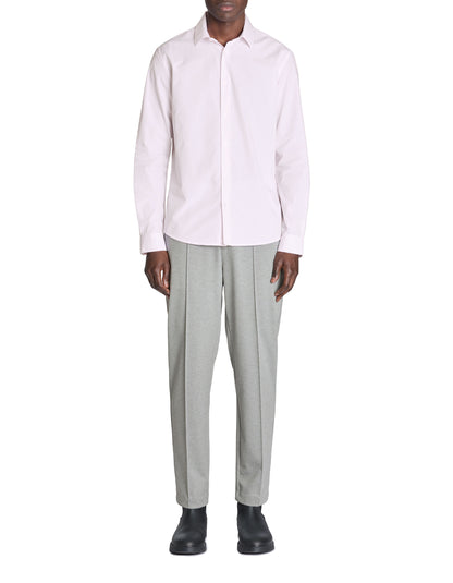 Celio_Grey Straight Stretch Trousers_LOPLI_GREY_01