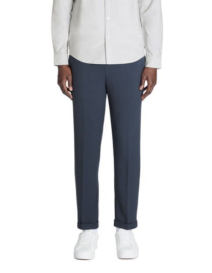 Celio_Blue Straight Stretch Trousers_LORA_BLUE_02