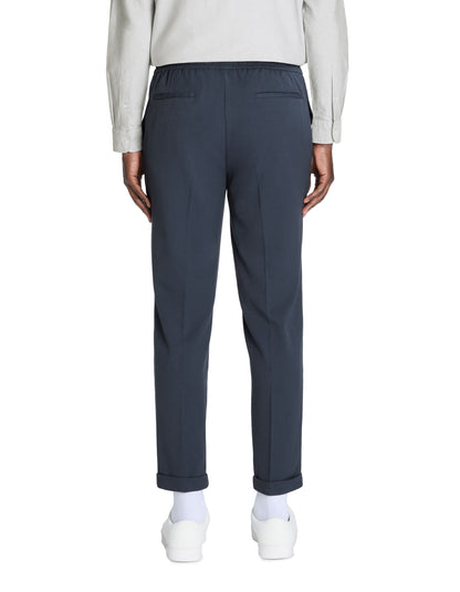 Celio_Blue Straight Stretch Trousers_LORA_BLUE_03