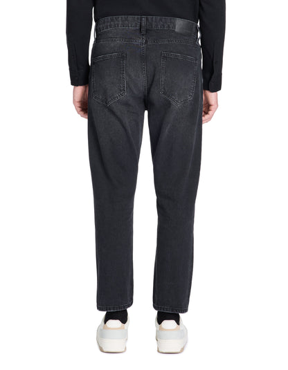 Celio_Black 100% Cotton Relaxed Jeans_LORELAX_BLACK_03