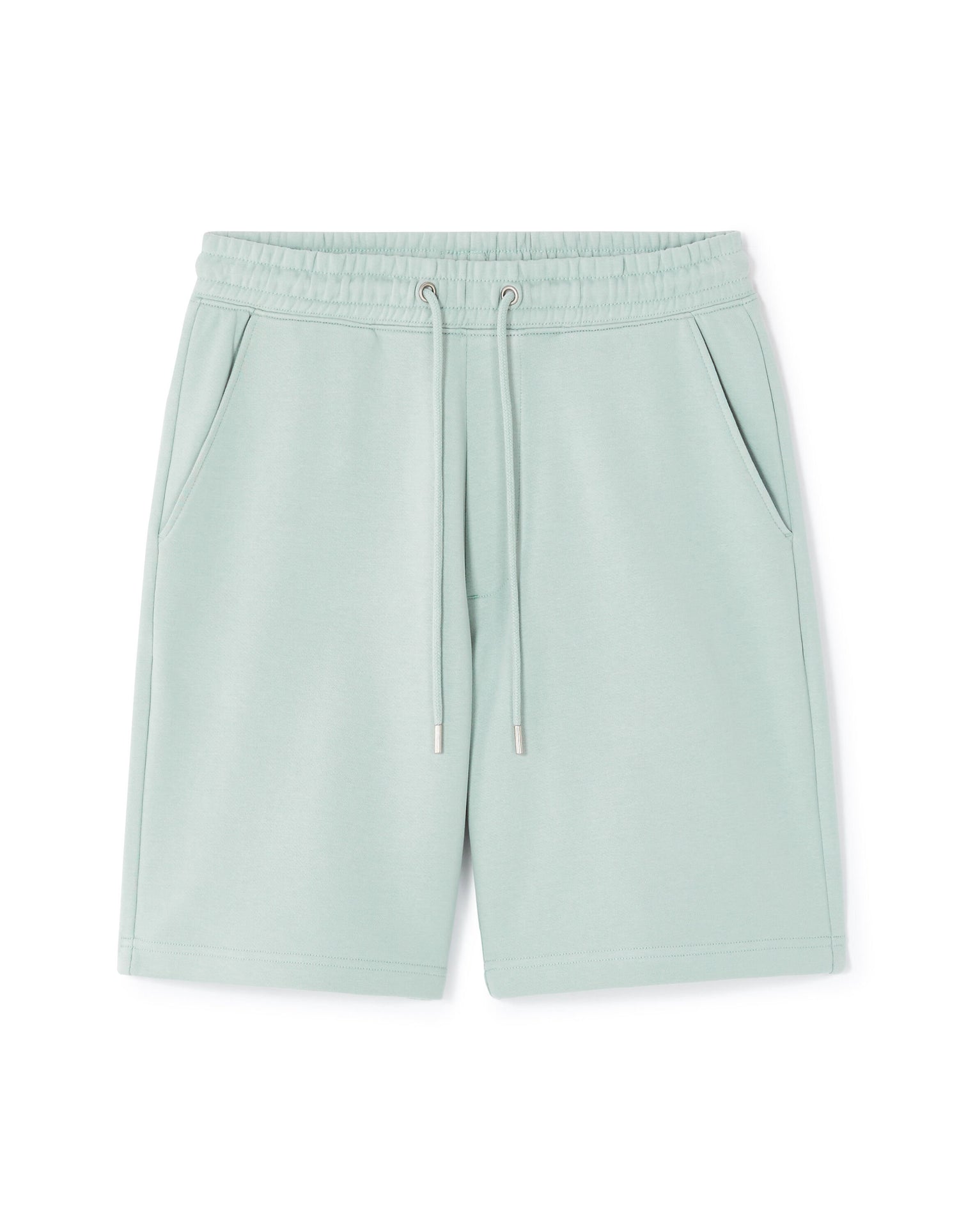Celio_Light Green Bermuda Shorts in 100% Cotton Fleece_LOSHORT2_LIGHT GREEN 01_06