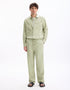 Celio_Green Loose Trousers 100% Cotton Tencel_LOSOFT_SAUGE_02