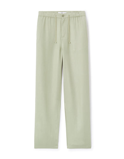 Celio_Green Loose Trousers 100% Cotton Tencel_LOSOFT_SAUGE_07
