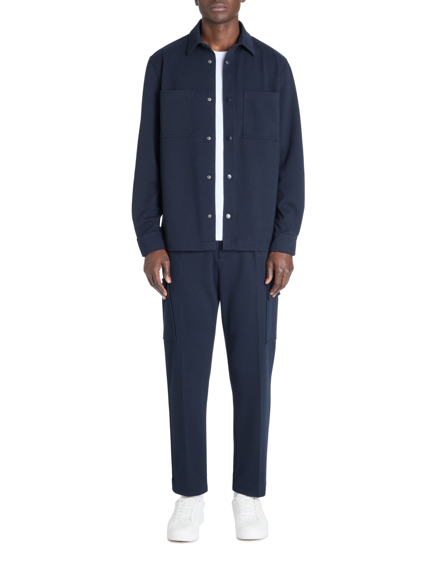 Celio_Navy 24H Straight Stretch Cotton Cargo Pants_LOTWILL_NAVY_01