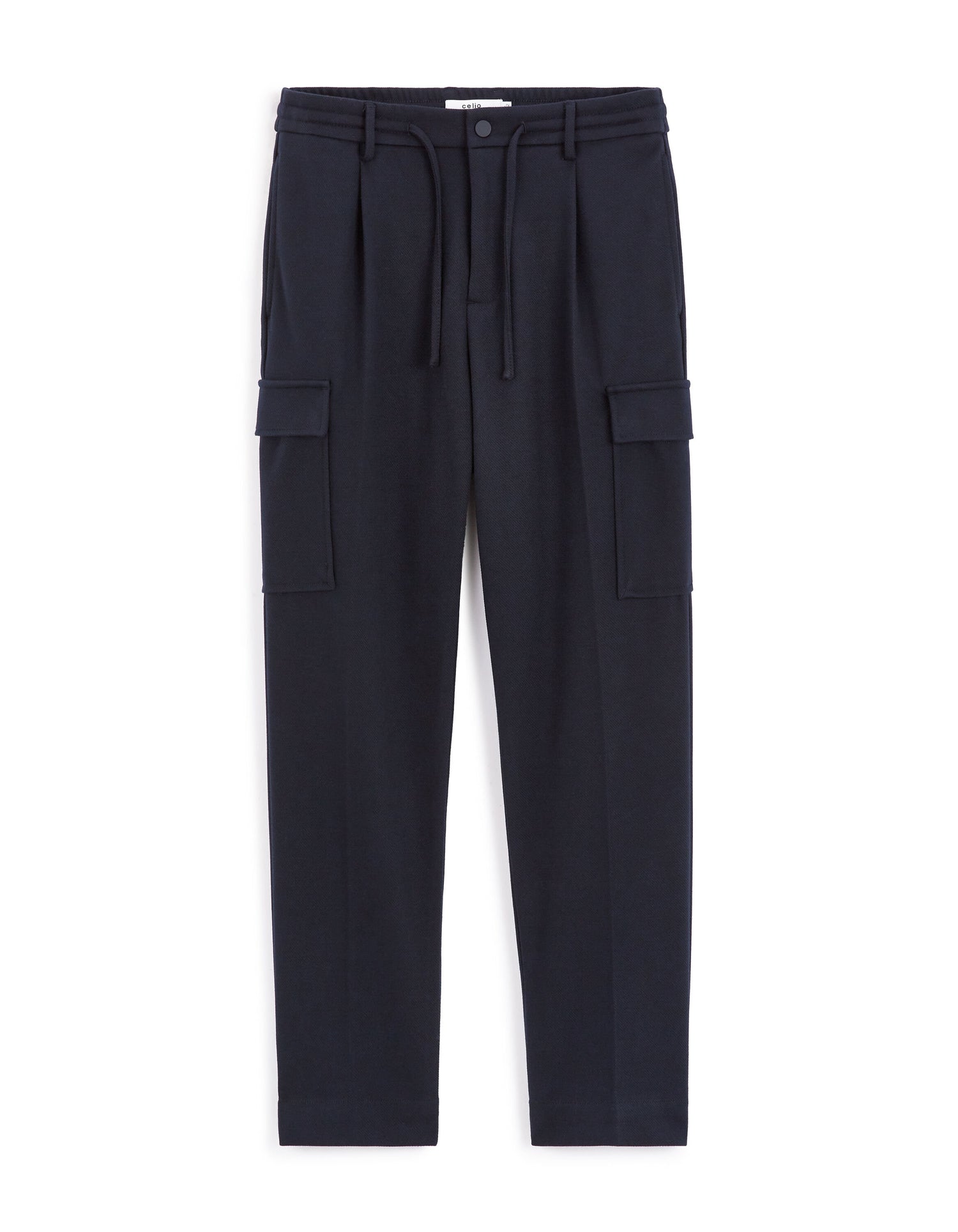 Celio_Navy 24H Straight Stretch Cotton Cargo Pants_LOTWILL_NAVY_05