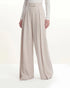 JW PEI Beige Women Pleated Wide-Leg Trousers  SKU: LPA105-8_Beige Image 01