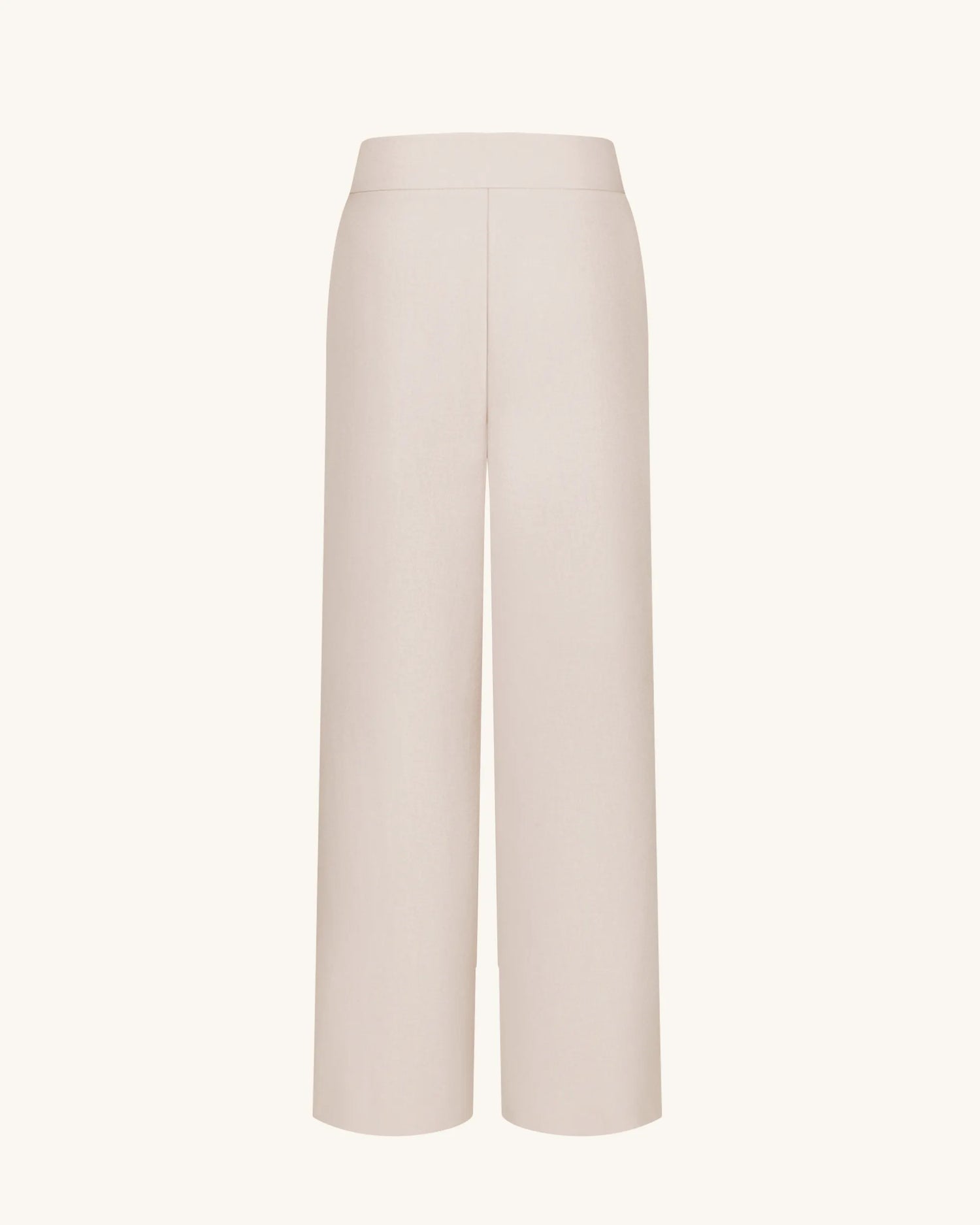 JW PEI Beige Women Pleated Wide-Leg Trousers  SKU: LPA105-8_Beige Image 07