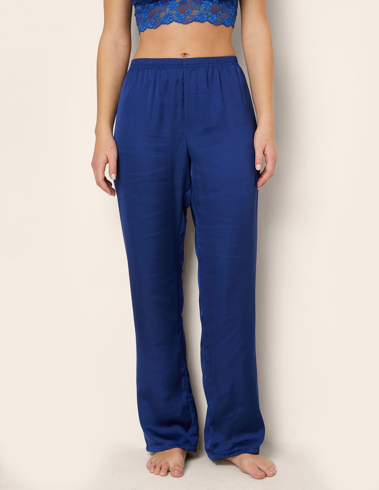 Yamamay_Long Trousers in Dark Blue Satin_LPBD181002_215_02