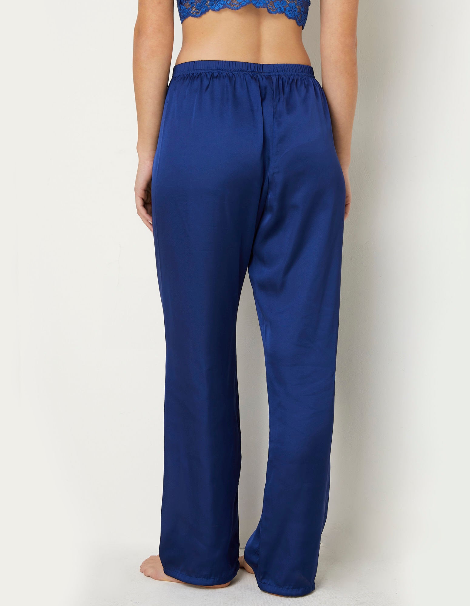Yamamay_Long Trousers in Dark Blue Satin_LPBD181002_215_03