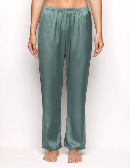 Yamamay_Sage Green_Long Satin Trousers in Sage Green Ð Primula Color_LPBD183004_120_02