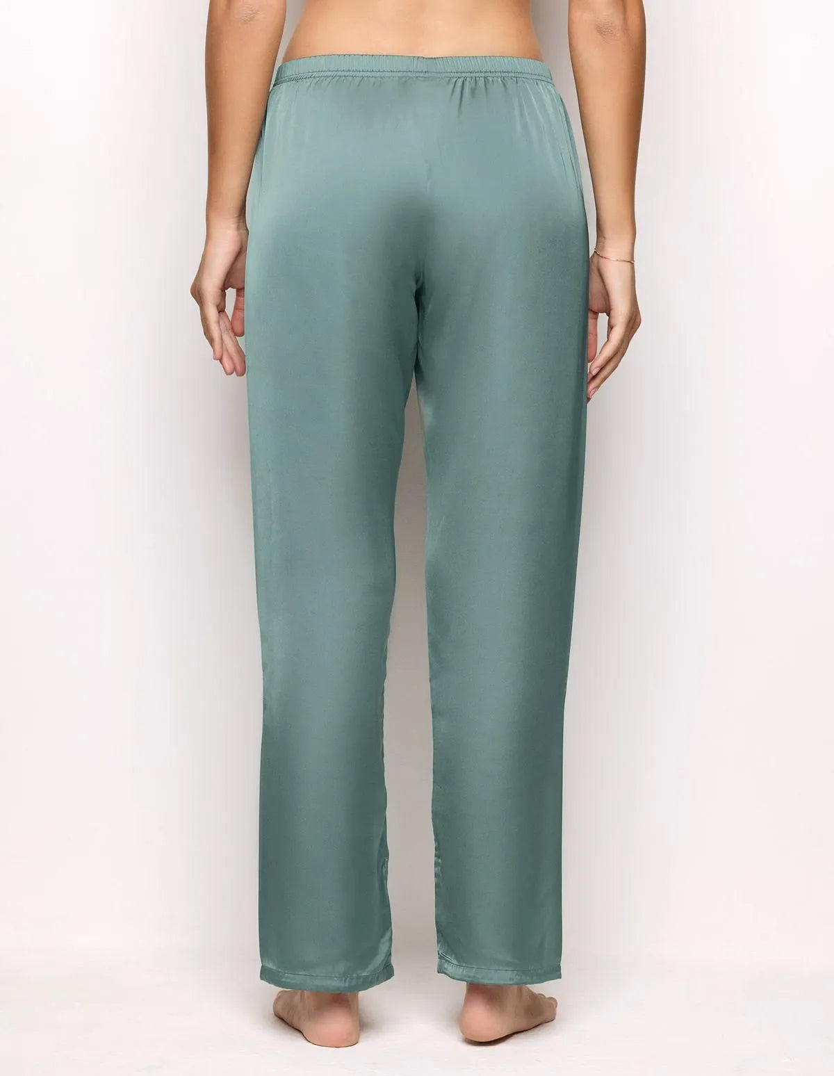 Yamamay_Sage Green_Long Satin Trousers in Sage Green Ð Primula Color_LPBD183004_120_03