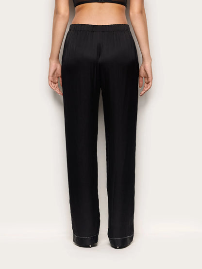 Yamamay_Black_Viscose Satin Pants with Rhinestone Details Bright Satin_LPBD184001_072_05