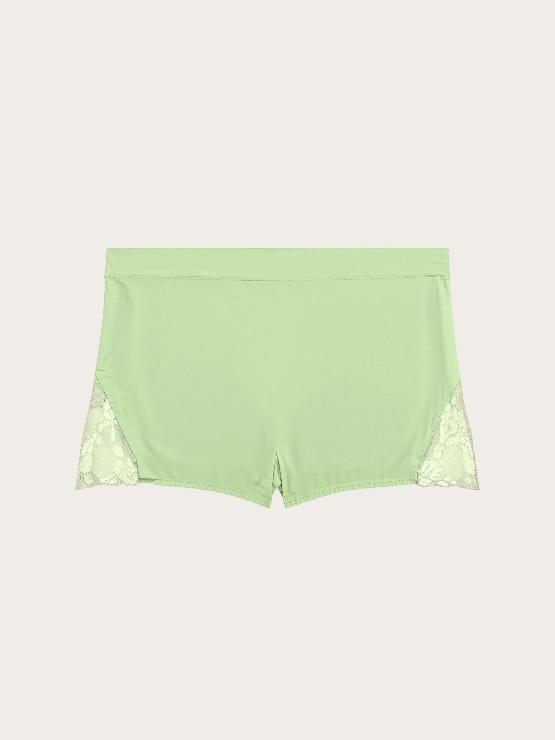 Yamamay_Light Green_Satin and Lace Culottes - Primula Color_LPBD191005_109_05