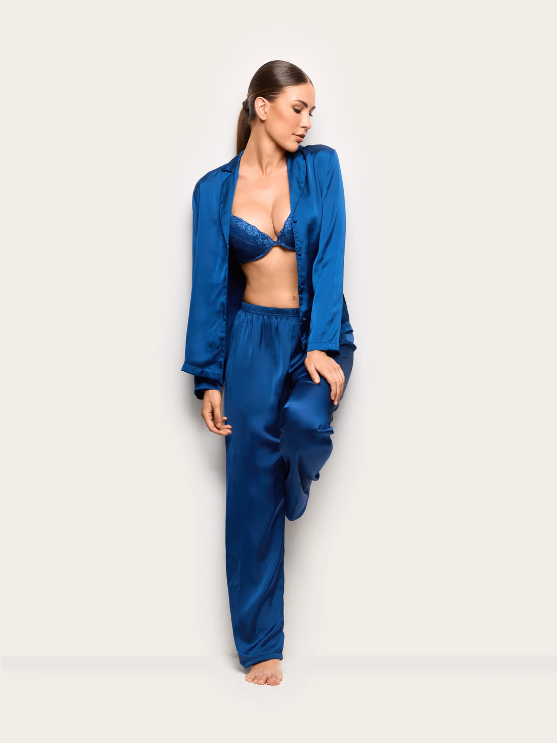 Yamamay DARK BLUE Women Trousers - Primula Color SKU: LPBD193003_215 Image 01