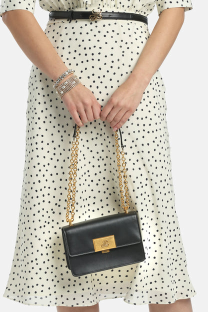 Luisa Spagnoli Nero/Oro Chiaro Women LS1928P Shoulder Bag SKU: LS1928P A_0101 0038 Image 02