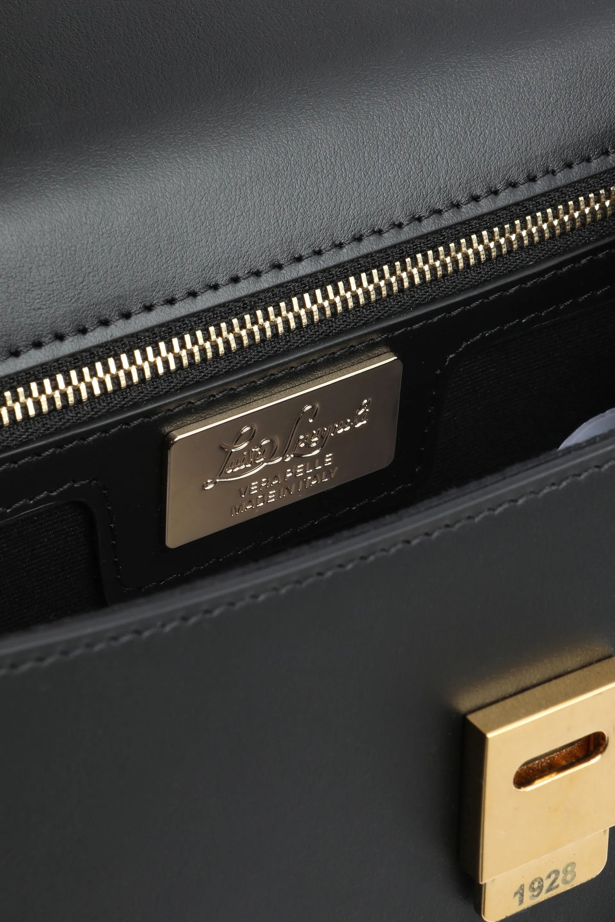 Luisa Spagnoli Nero/Oro Chiaro Women LS1928P Shoulder Bag SKU: LS1928P A_0101 0038 Image 06