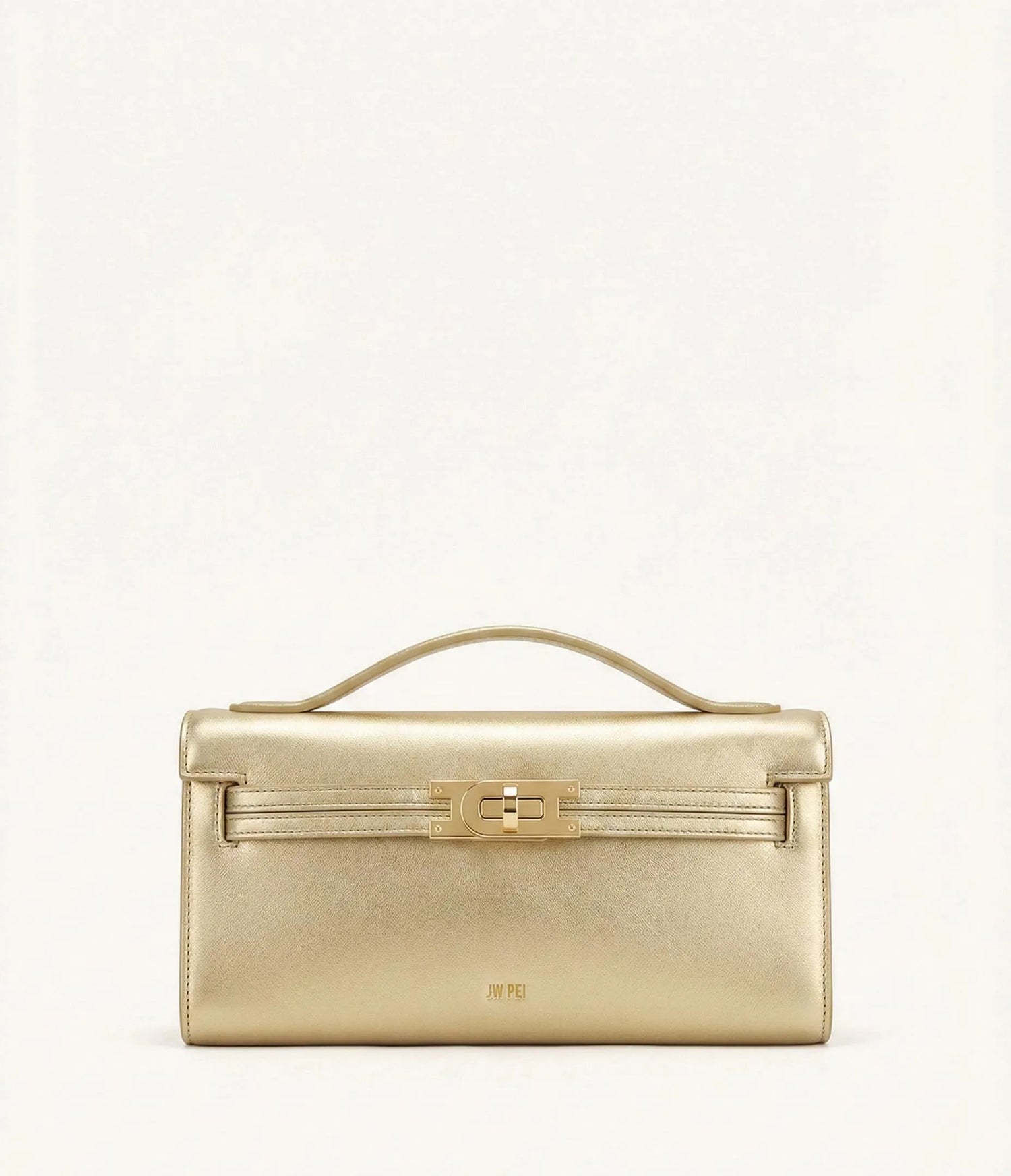 JW PEI Gold Women Bria Structured Top Handle Bag - Gold SKU: LS2T276-82W_Gold Image 01