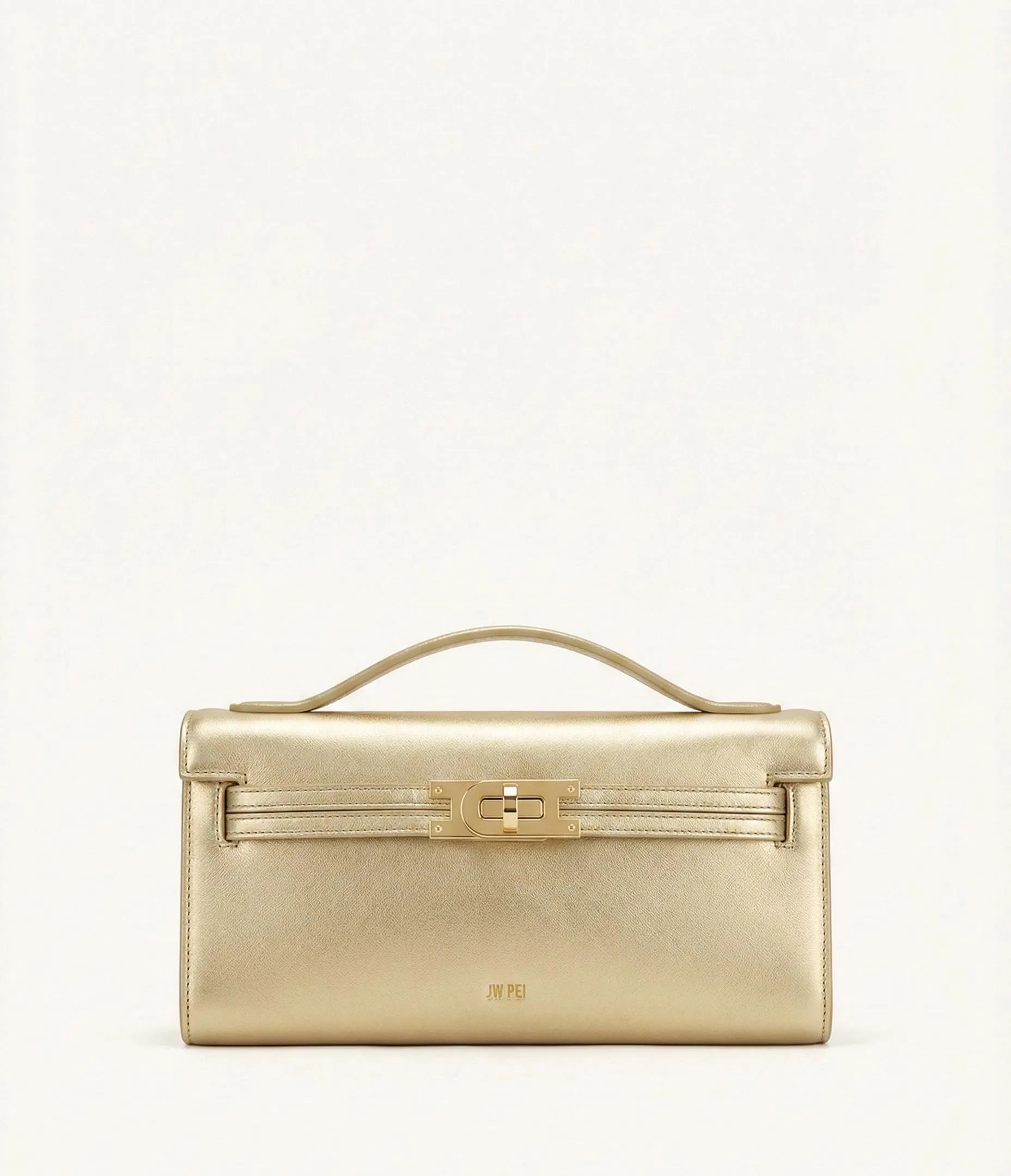 JW PEI Gold Women Bria Structured Top Handle Bag - Gold SKU: LS2T276-82W_Gold Image 01