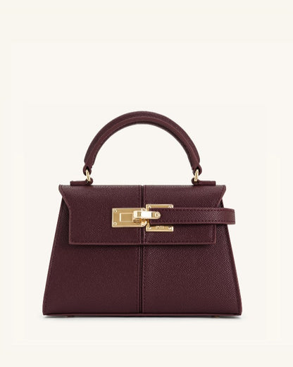 JW Pei Deep Burgundy Women Elise Top Handle Bag SKU: LS2T47-4W_Deep Burgundy Image 01