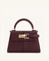 JW Pei Deep Burgundy Women Elise Top Handle Bag SKU: LS2T47-4W_Deep Burgundy Image 01
