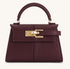 JW Pei Deep Burgundy Women Elise Top Handle Bag SKU: LS2T47-4W_Deep Burgundy Image 01