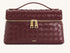JW Pei Deep Burgundy Women Thea Weave Texture Top Handle Bag SKU: LS2T78-25W_Deep Burgundy Image 01