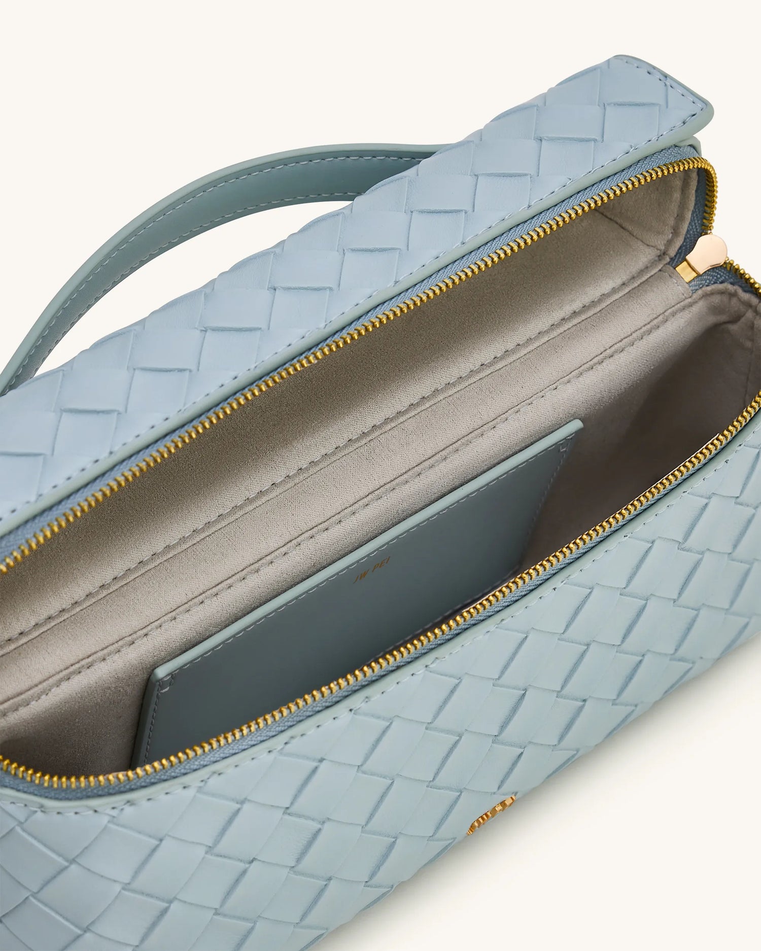 JW PEI Blue Women Thea Weave Texture Top Handle Bag - Blue SKU: LS2T78-26W_Blue Image 04