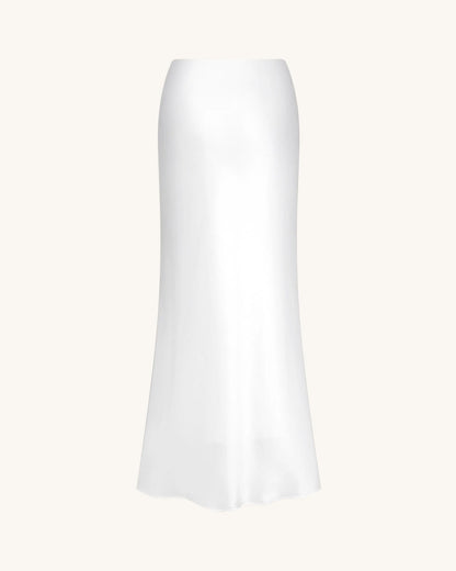 JW PEI_White_Liquid Satin Mermaid Maxi Skirt_LSK105-2_White_05