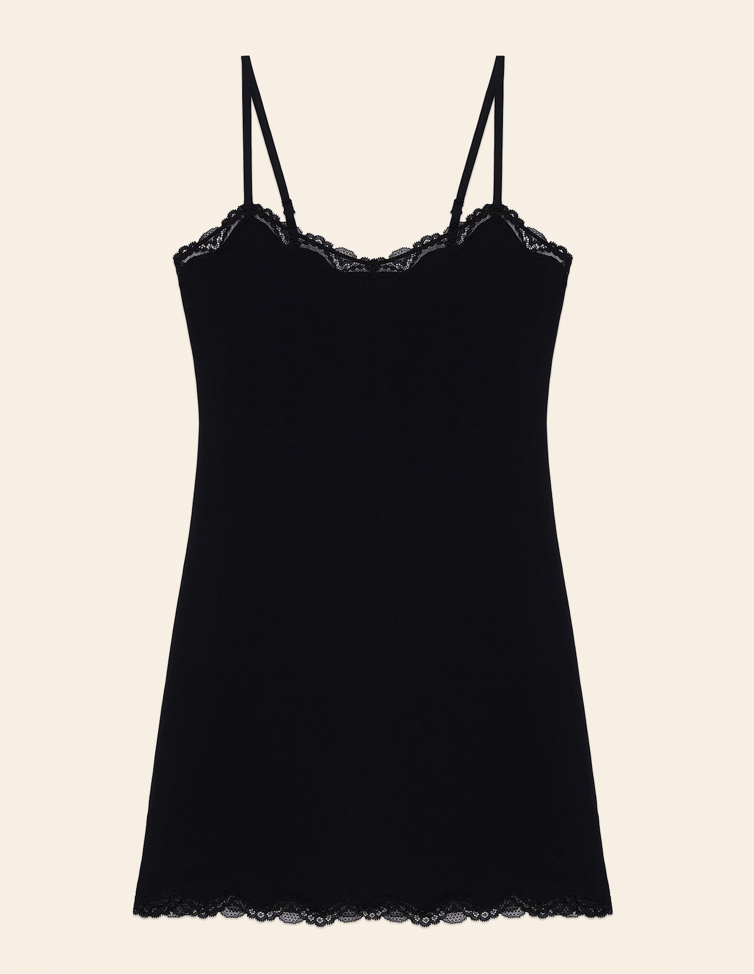 Yamamay_Modal &amp; Silk Short Slip with Adjustable Thin Straps_LSOD181004_072_04
