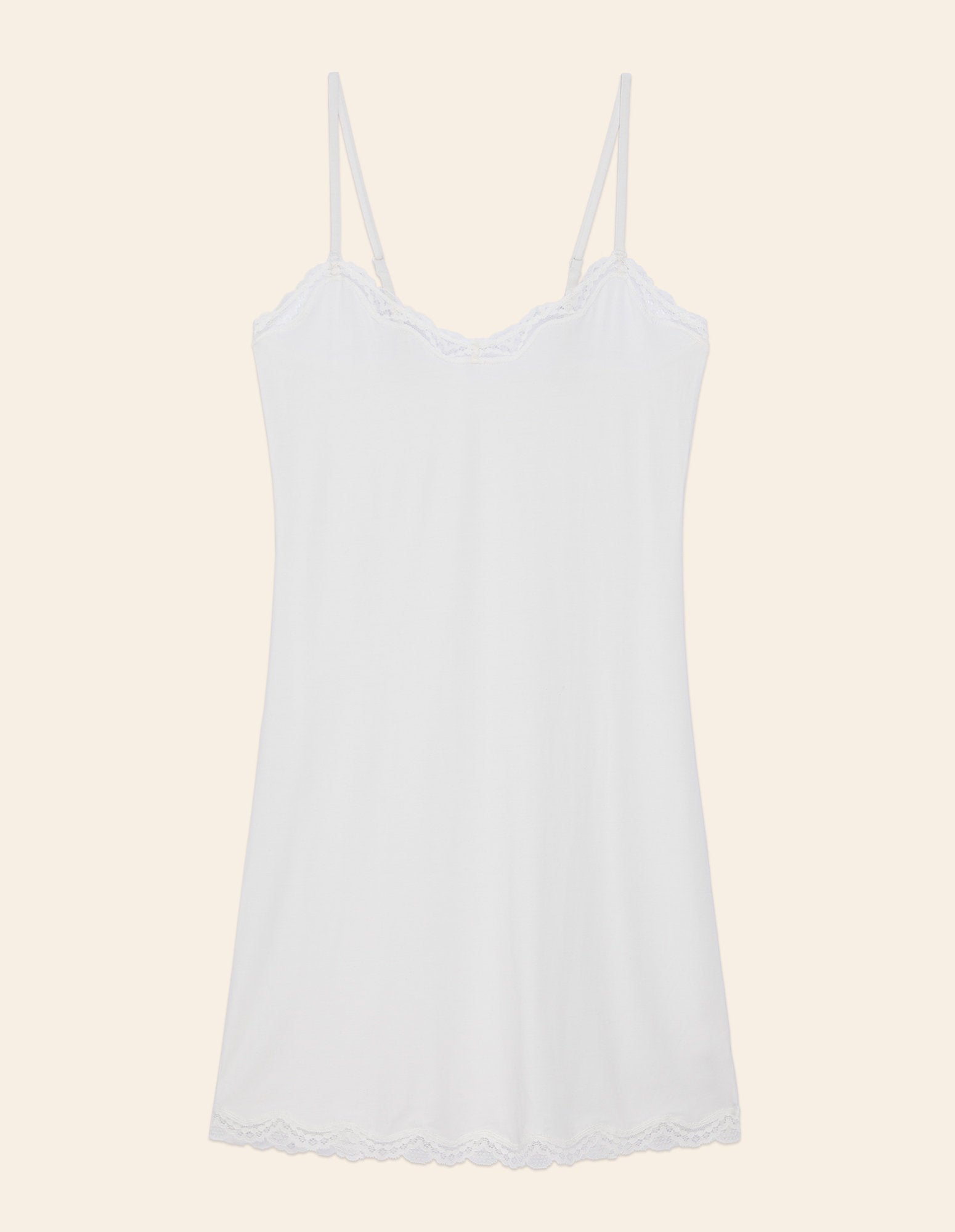 Yamamay_Modal &amp; Silk Short Slip with Adjustable Thin Straps_LSOD181004_096_04