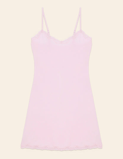 Yamamay_Modal &amp; Silk Short Slip with Adjustable Thin Straps_LSOD181004_900_04