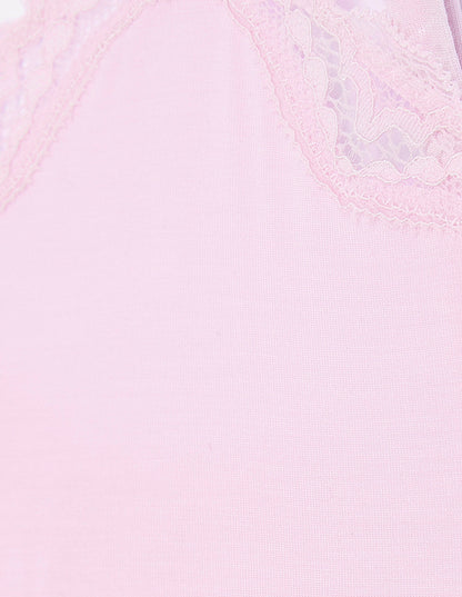 Yamamay_Modal &amp; Silk Short Slip with Adjustable Thin Straps_LSOD181004_900_05