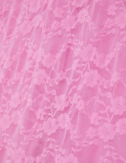 Yamamay_Fancy Lace Unlined Semi-Transparent Lace Slip Dress with Thin Straps_LSOD181008_077_05