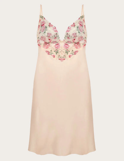 Yamamay_Almond_Viscose Satin and Lace Slip Dress Ð Eloise_LSOD183008_244_05