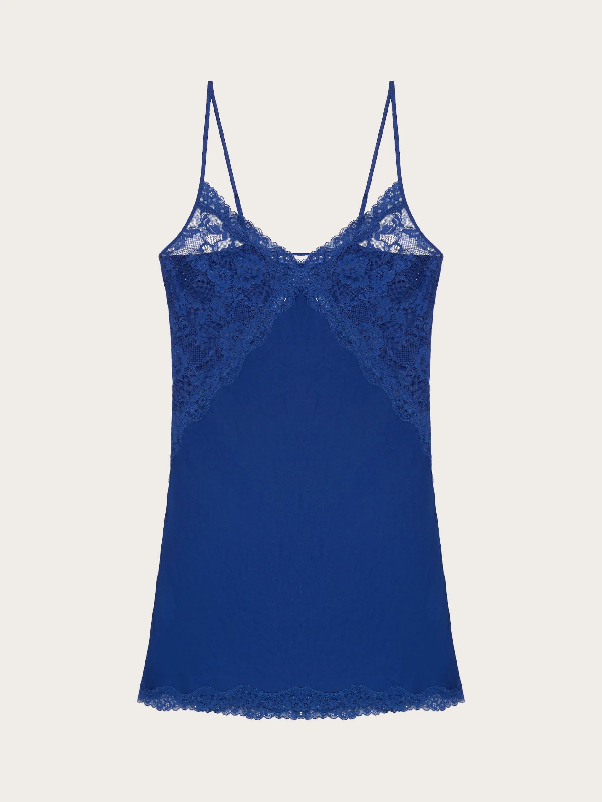 Yamamay_Royal Blue_Gemma Viscose and Lace Slip Dress_LSOD184002_026_05