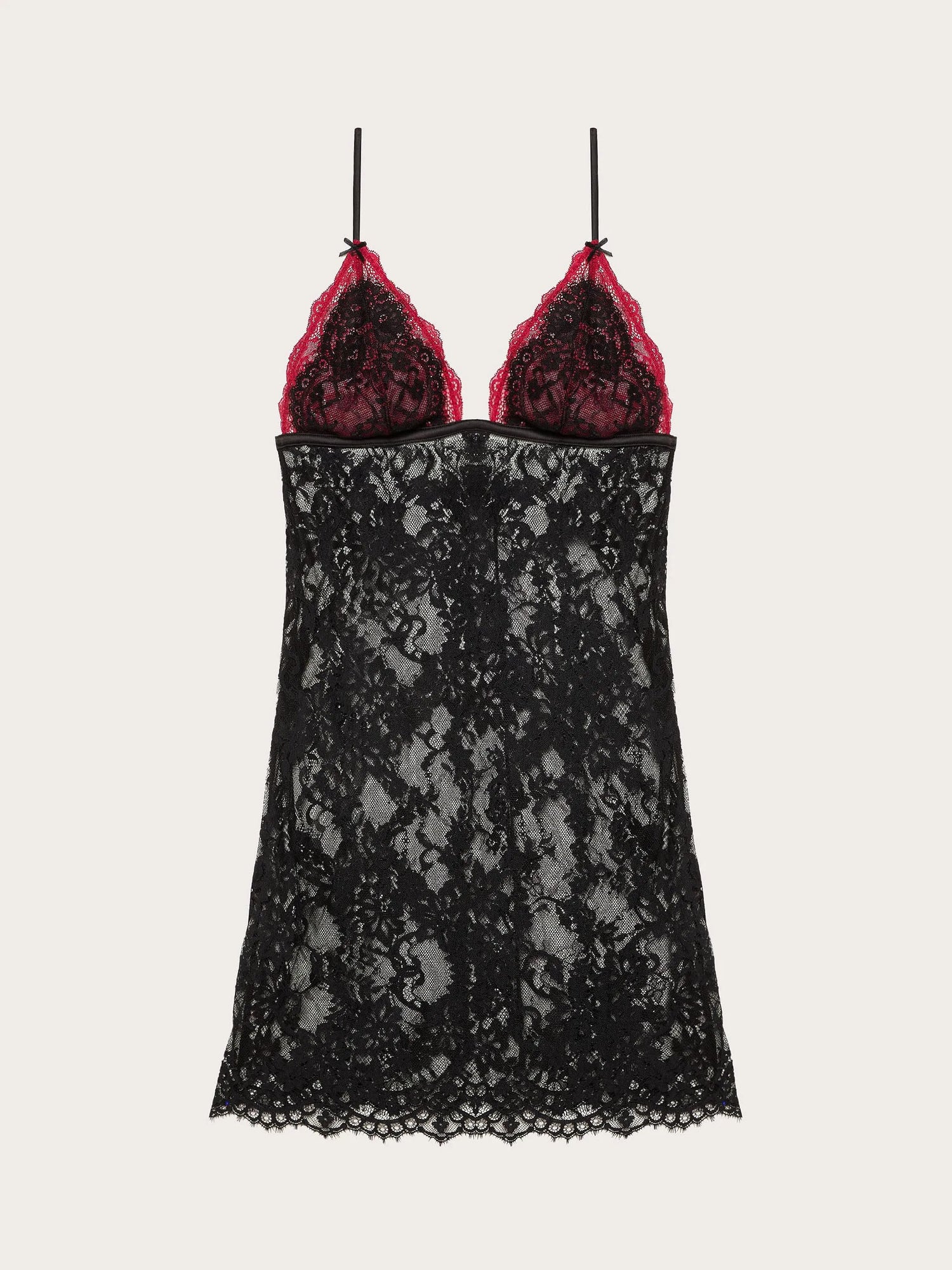 Yamamay_Black_Lace Slip Dress with Satin Details Romantic_LSOD184003_072_05