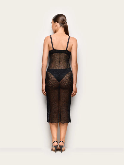 Yamamay BLACK Women Chemise - Black Shadow SKU: LSOD193005_072 Image 04