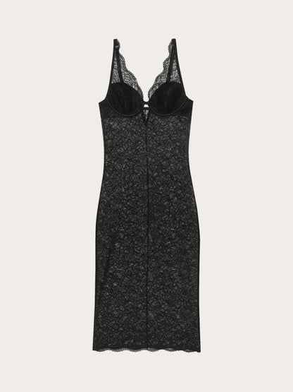 Yamamay BLACK Women Chemise - Black Shadow SKU: LSOD193005_072 Image 05