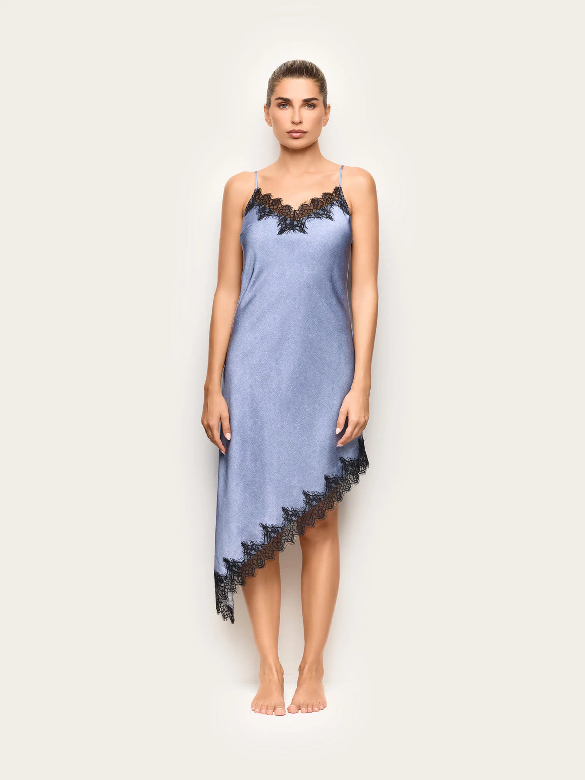 Yamamay PRINTED Women Chemise - Denim Satin SKU: LSOD193007_128 Image 02