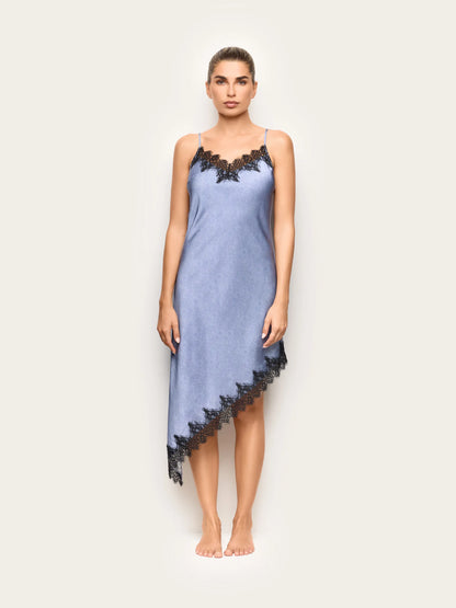 Yamamay PRINTED Women Chemise - Denim Satin SKU: LSOD193007_128 Image 02