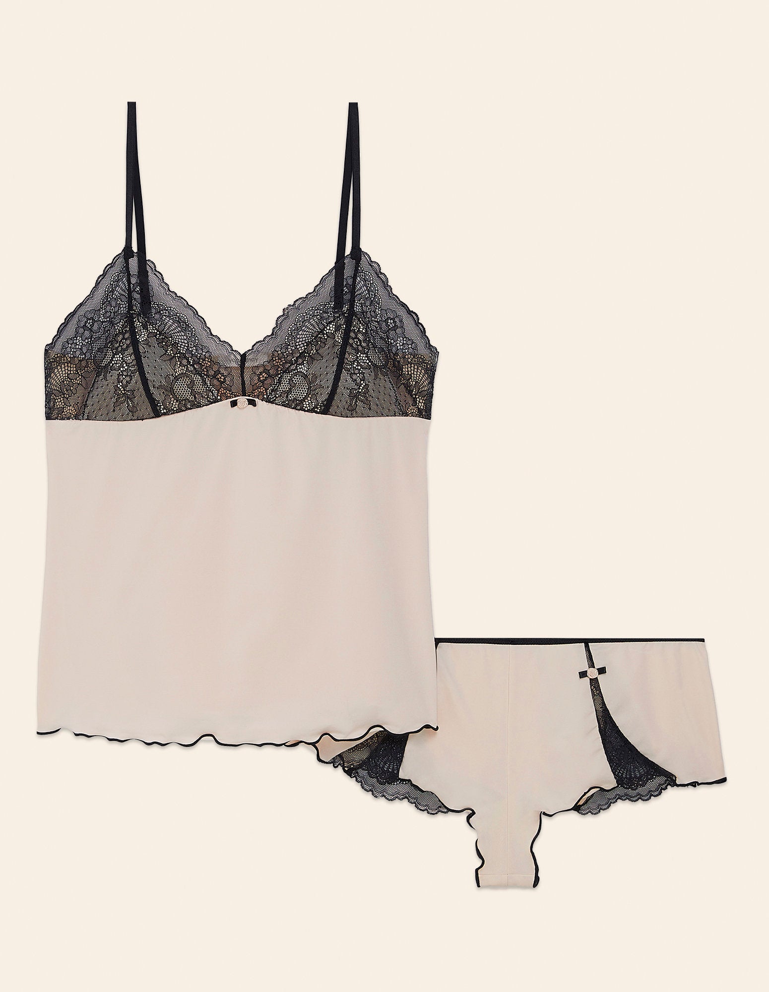 Yamamay_Camille Lingerie Set with Top and Culotte in Stretch Microfiber and Lace_LTCD181001_088_05